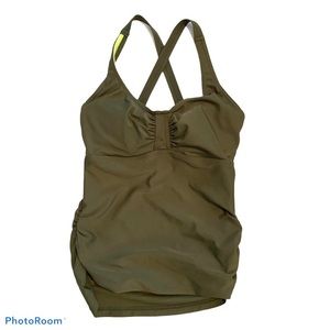 Prana Tankini Racer Back Swim Top